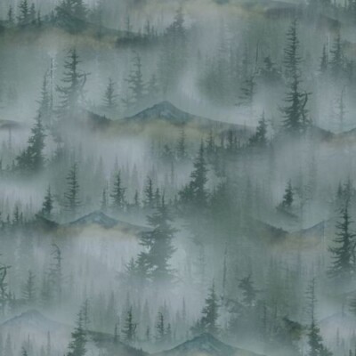 Call Of The Wild By Hoffman Fabrics -  Blue Landscape  #V5276-7
