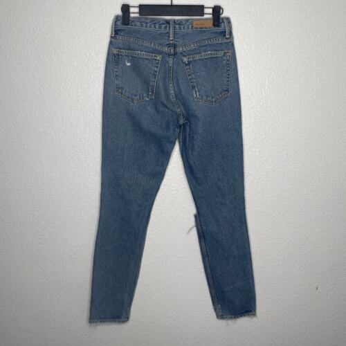GRLFRND Womens Jeans Size 25 Karolina Distressed Medium Wash Skinny Leg Denim - Picture 2 of 18