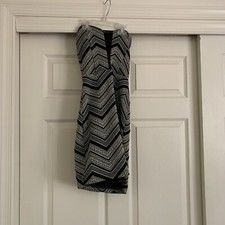 Windsor Aztec Design Strapless Party Dress Size Small