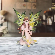 Lovely Spring Forest Fairy Statue 5"H Figurine Ornament Home Decor Unique Gift