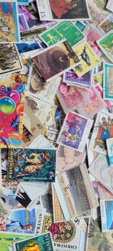 1000+ Bulk Australian Used OFF PAPER Stamps Kiloware 30% DISCOUNT for 2 or more! - Picture 11 of 24