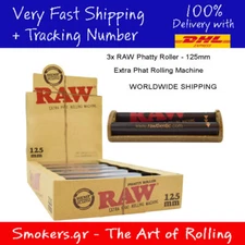  3x RAW Phatty Roller - 125mm Extra Phat Rolling Machine - FREE SHIPPING