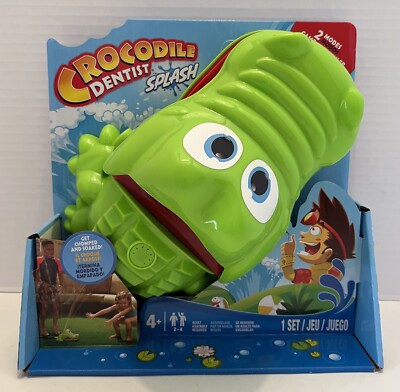Hasbro Crocodile Dentist Splash - 2 Modes: Game & Sprinkler - New