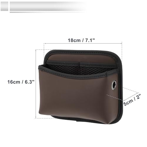 1 Pcs Universal Car Trash Can Hanging 7.1" Length 2" Width 6.3" Height Trash ... - Picture 4 of 6