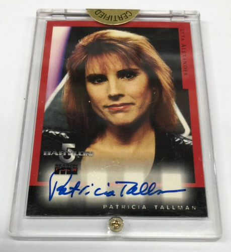 Babylon 5 Season 4 Aurthentic Signature Trading Card A7 Patricia Tallman (Lyta) - Picture 2 of 4