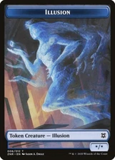 Illusion - Pegasus 006-003 Double Sided Token Skyclave Archon MTG Near Mint