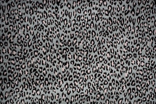 LEOPARD PRINT ON GREEN  100 COTTON FABRIC 2 REMNANT PIECES