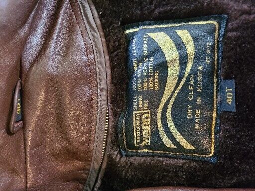 Montgomery Ward Vintage Leather Jacket Mens - image 16