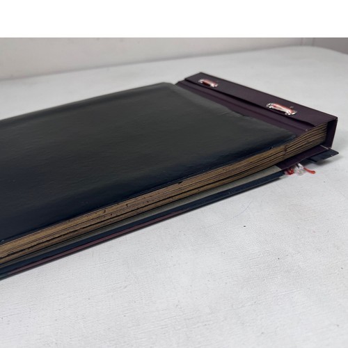 Vintage Painted Japan Lacquerware Photo Album 46 Pages Map of Japan Junk Journal - Picture 11 of 11
