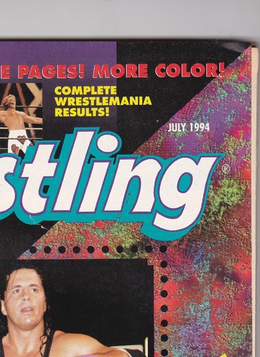 Inside Wrestling Magazine July 1994 Bret The Hitman Hart WWF Wrestlemania10 X - Picture 4 of 10