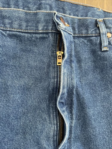 Wrangler Jeans 13MWZPW Men actual size W36 L35 Cowboy Western Blue - Picture 9 of 20