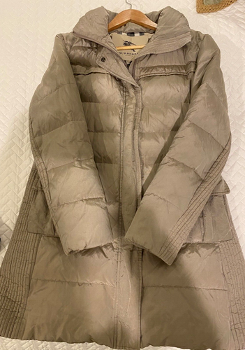 BURBERRY LONDON Goose Down Quilt Puffer, SZ. L - AUTHENTIC - GRAB A BARGAIN