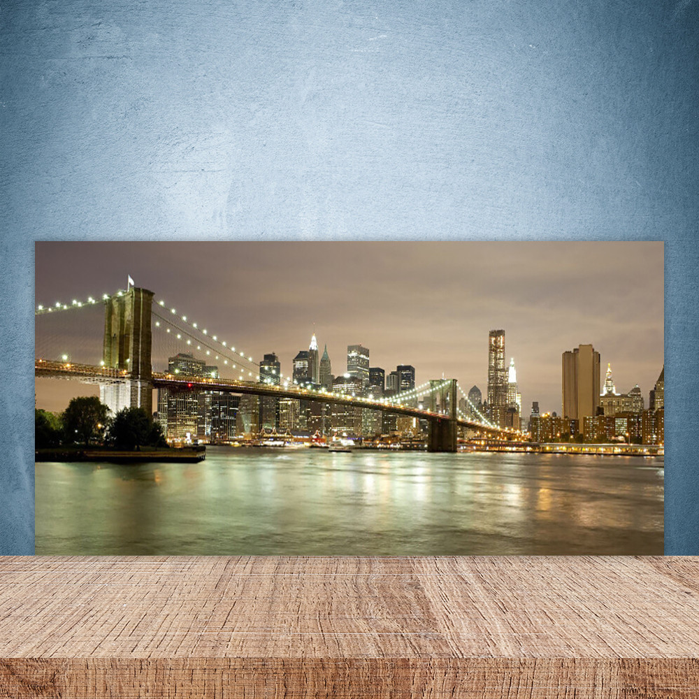 Crédence de cuisine en verre 100x50 cm pour protection murale de cuisson