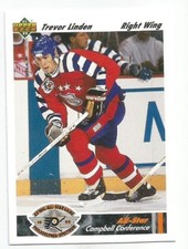 TREVOR LINDEN 1991-92 UPPER DECK ALL-STAR CARD NM-MT CONDITION