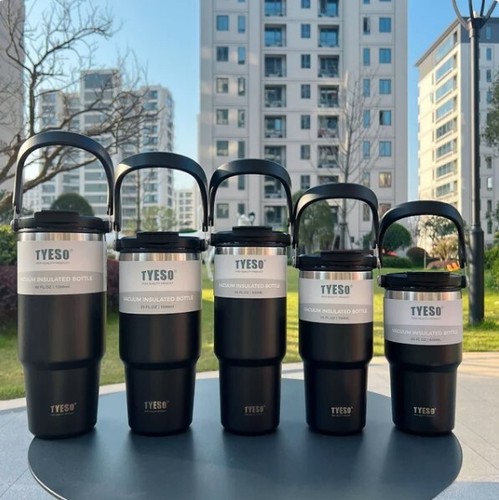 Travel Mug Stainless Steel Double-Layer Thermal Insulation 600ML-1200ML Tyeso - 第 13/20 張圖片