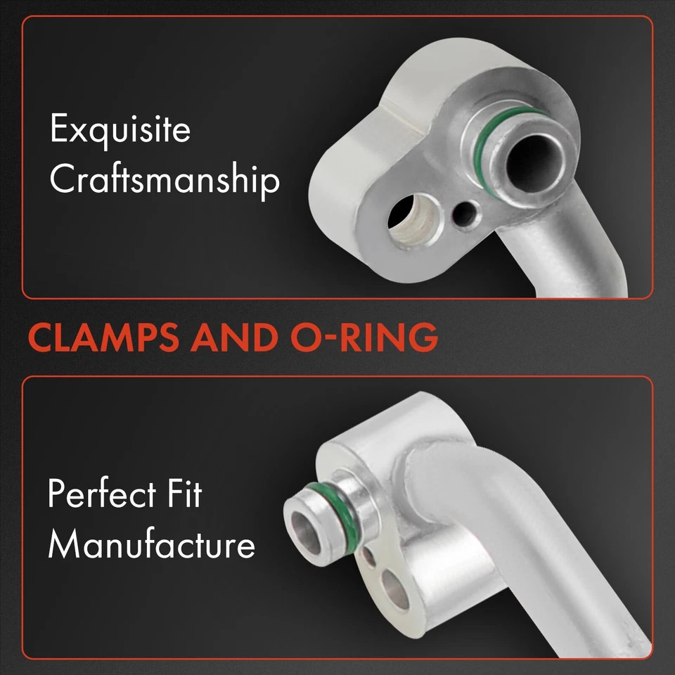 Conjunto de succión y descarga para Audi A3 06-08 Volkswagen Golf R Jetta GTI 2,0 L Foto 4 de 4