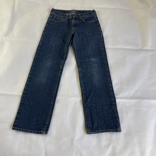 Old Navy Straight Boys Youth, Blue Jean Pants. Size:12 Regular,Adjustable Waist - Picture 2 of 8