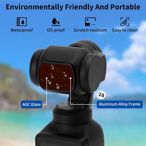 Per DJI OSMO Pocket set 3 filtri obiettivo ND8 ND16 ND32 ND64 CPL filtro fotocamera UV - Foto 7 di 8