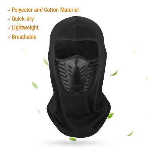 1PC Winter Fleece Thermal Windproof Mask Balaclava Ski Full Face Mask Men Women - Picture 6 of 10