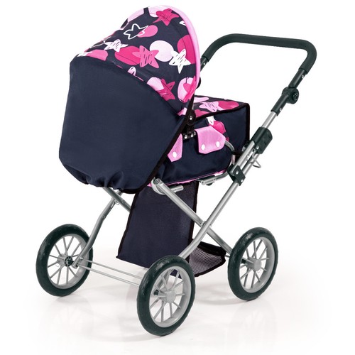 Bayer Design Puppenwagen City Star blau mit Sternen - Bild 2 von 6