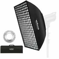 DE Godox 60x90cm Grid Softbox Soft Box Diffusor für Bowens Mount Studio Blitz