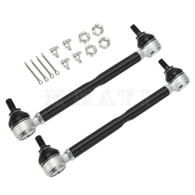 2Pcs Steering Tie Rod & Shaft Assembly for EZGO TXT Medalist Golf Cart 1994-2001