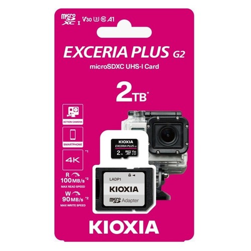 New KIOXIA EXCERIA Plus 512GB 1TB 2TB MicroSD Card SDHC SDXC TF UHS-I U1 V30 A1 - Picture 8 of 8