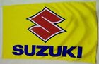 Suzuki Yellow Flag 3x5 Ft Banner Flag Car Show Racing Garage Workshop