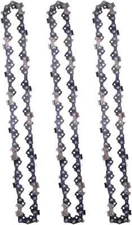 3 Pack S62 AdvanceCut Chainsaw Chain for 3/8 Inch Pitch 050 gauge, 62drive links