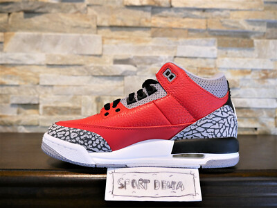 jordan 3 retro se unite fire red on feet