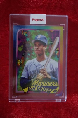 Ken Griffey Jr 2022 Topps Project 70 baseball card by Risk (artist)