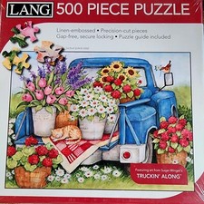 New 500 Piece Puzzle Fresh Bunch by Lang 12"w x 9"h 30.48cm x 22.86cm