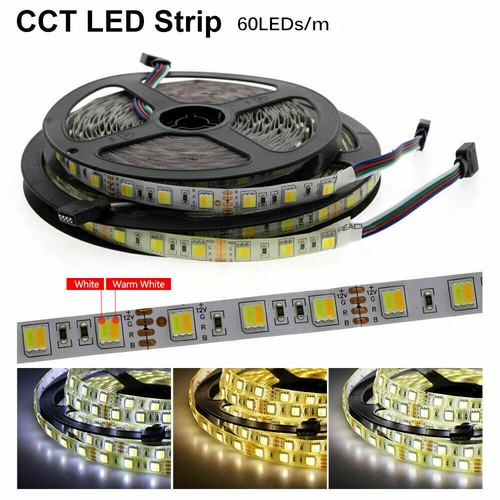 CCT RGBW RGBWW SMD 5050 RGB CCT led light strip for room Tape string Fairy Lamps - Picture 20 of 24