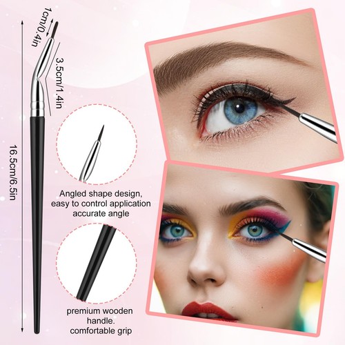 5pcs Eyelash Brush Separator Mascara Fan ToolsMascara Fan Brushes SetMascara ... - Picture 5 of 7