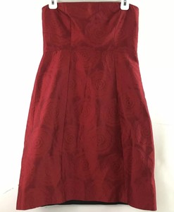 dark red women's dress