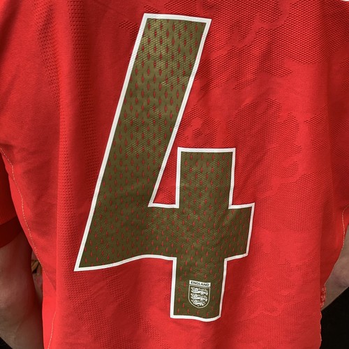 England Gerrard Auswärts Fußball Trikot Größe M Rot Herren 2006/08 Umbro Euro - Bild 4 von 14