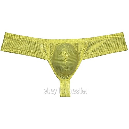 Shiny Men's Boxer Briefs Gloss Wet Look Bikini Underpants for Enhanced Style - Picture 17 of 48