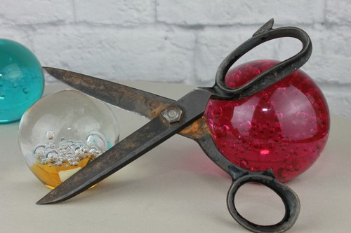 True Vintage Tailor's Scissors J.a.Henckels Zwillingswerk Um 1910 Solingen - Picture 5 of 7