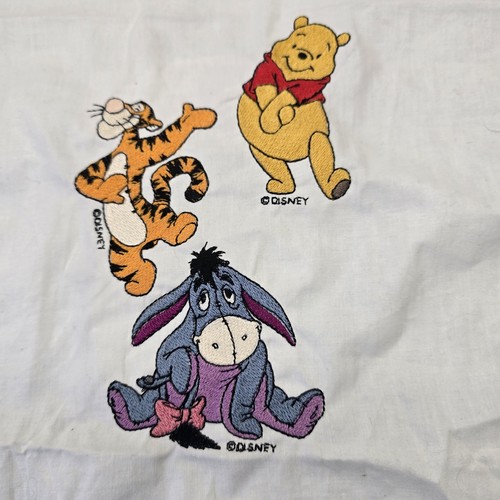 Embroidered Disney Characters Panel 20x11 - Picture 2 of 7