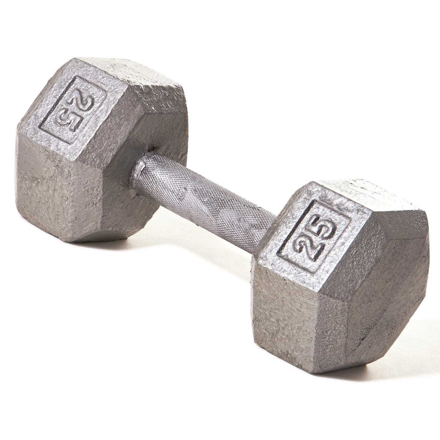 Casafoyer Hex Dumbbell w/ Straight Handle 25 lb - (Pack Of 2)