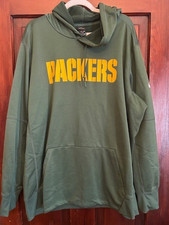 Green Bay Packers Nike Dri-Fit Green Pullover Hoodie Men's/Unisex Size XXL