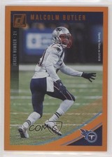 2018 Panini Donruss Jersey Number /21 Malcolm Butler #189 0bk