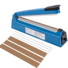 12 Inch Impulse Heat Sealer Machine, Cookie Bag Sealer for Plastic Mylar PE P...