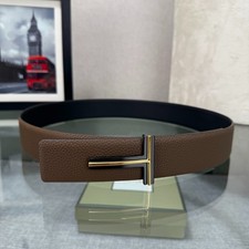 Authentic Tom Ford Reversible Leather T-Buckl...