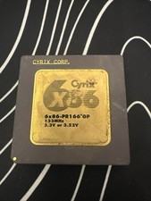 CYRIX 6x86 P166+GP 133Mhz 3.3v-3.52v Vintage ...