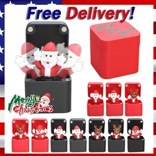 Christmas Middle Finger in a Box, Funny Up Finger Prank Gift Box KU