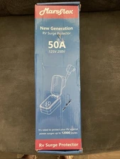 Marsflex RVSurge Protector 50A 125/250 V Protect Up To 12000 Joules New Open Box