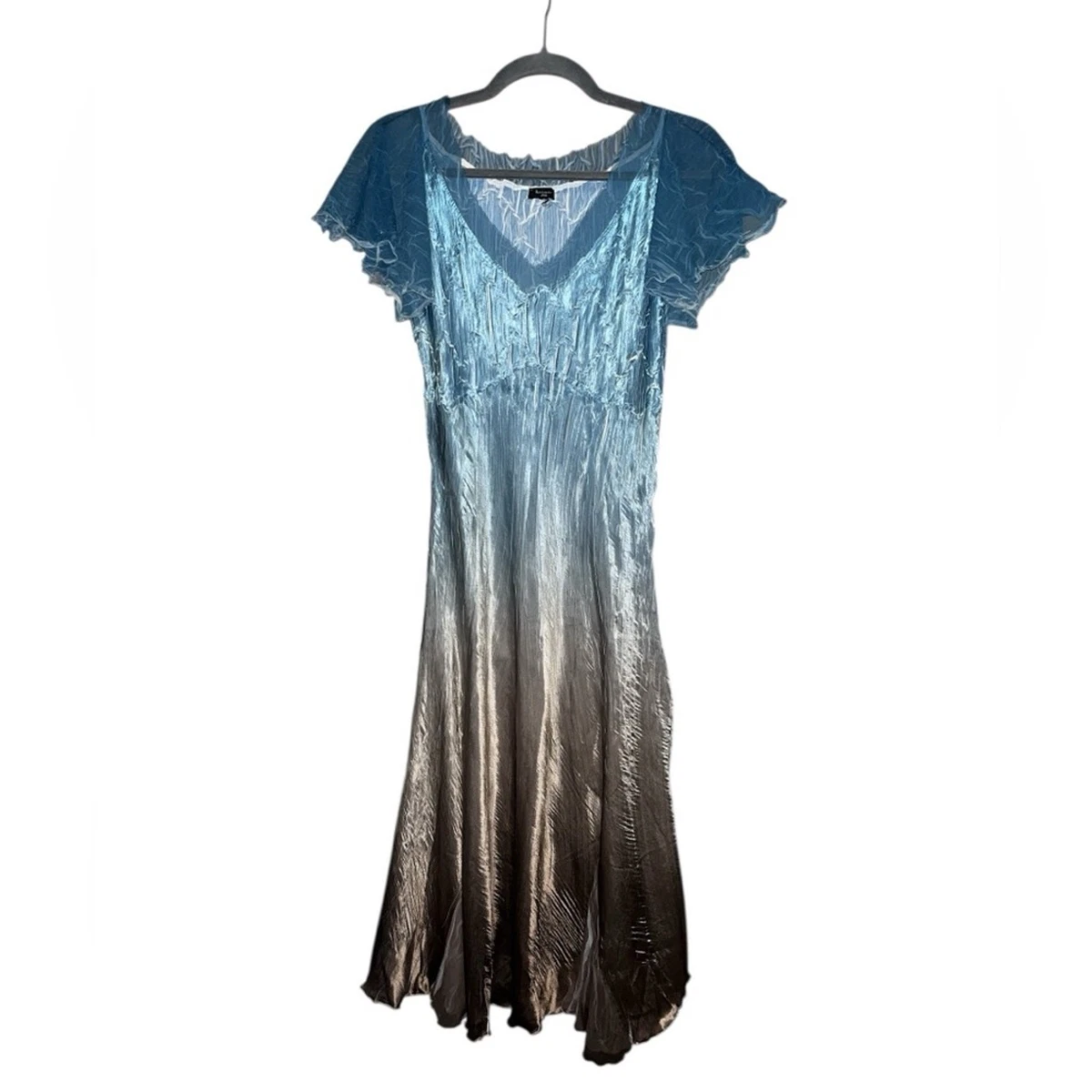knee length dresses for ladies Sleeveless Ruffle Maxi Dress - Komarov Clothing Official Site