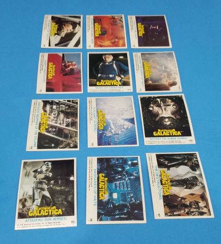 💥BATTLESTAR GALACTICA 1978 COMPLETE Cards SET (1-132) NRMT+💥 - Picture 5 of 13