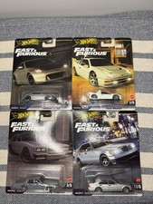 Fast And Furious Hot Wheels Lot Of 4 Caprice,rs200 370z, Mercedes Benz